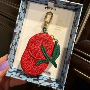 Piper-K Red and Green Key Chain/Charm